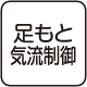 足もと気流制御