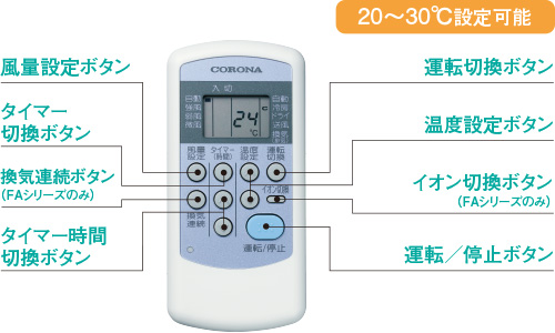 冷房専用シリーズ（2022年モデル）｜ウインドエアコン｜株式会社コロナ