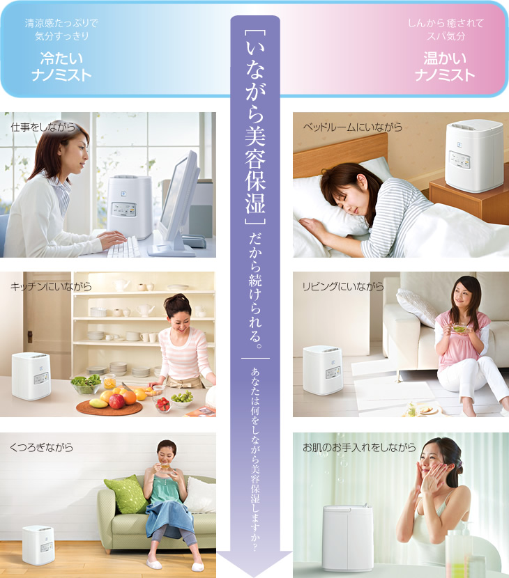 いながら美容保湿|nanorefre|株式会社コロナ
