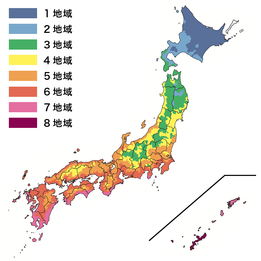 次世代エネルギー基準地域図