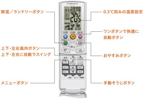 ワイヤレスリモコン