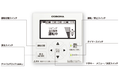 メインリモコン