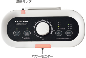 冷暖房/空調 電気ヒーター コアヒート（2021年モデル）｜遠赤外線暖房機 コアヒート｜株式会社コロナ