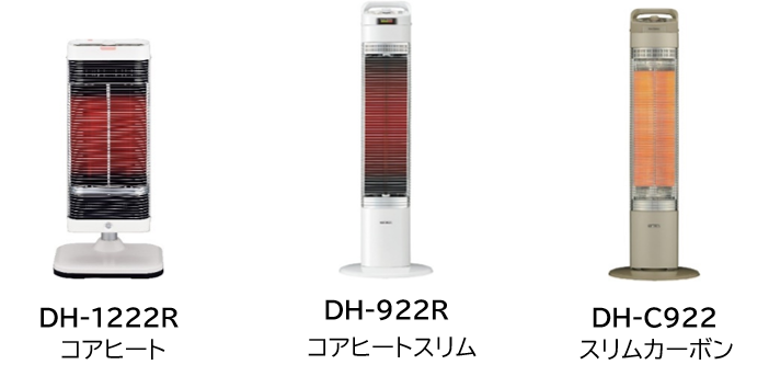 冷暖房/空調 電気ヒーター 遠赤外線電気暖房機「コアヒート」 2022年モデルを8月下旬から発売 