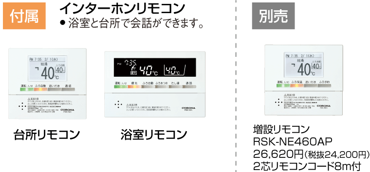 インターホンリモコン