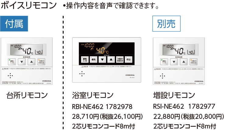 製品詳細｜NX-Hシリーズ｜石油給湯機｜株式会社コロナ