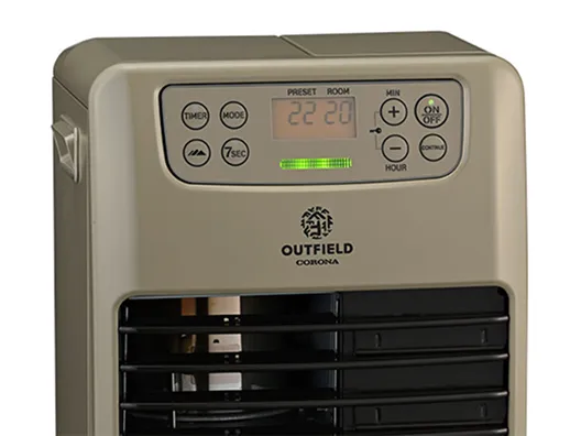 CORONA ファンヒーター FH-CPF25A(CF) フィールドベージュ 楽天市場】OUTFIELD 【公式】コロナストア 限定 ポータブル電源