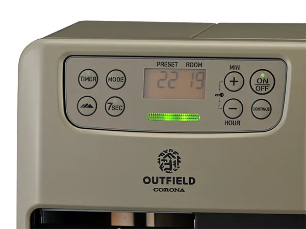 FH-CPF25A 石油ファンヒーター　2023年モデル CORONA OUTFIELD特設ページ|ポータブル電源対応 石油ファン