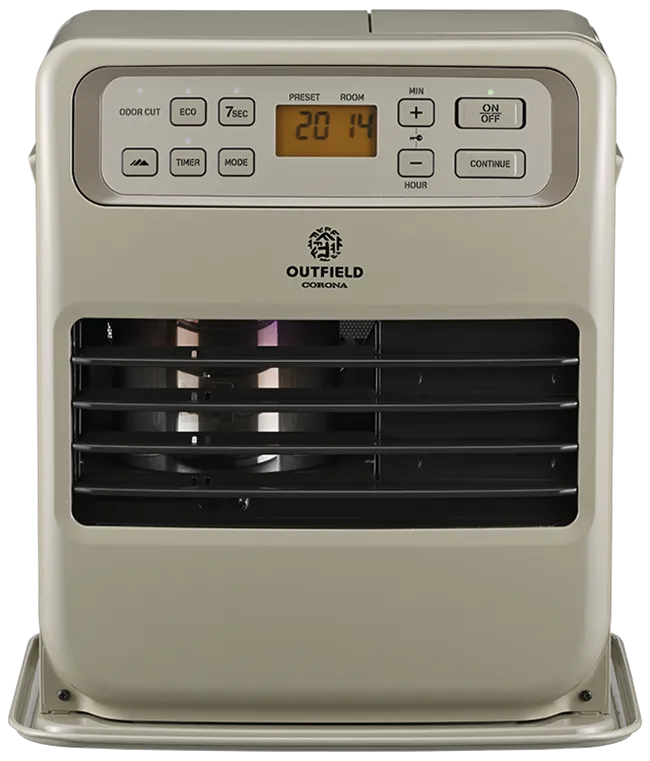 CORONA OUTFIELD特設ページ|ポータブル電源対応 石油ファン